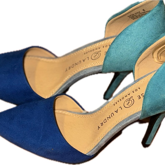 Chinese Laundry Blue Heels - Picture 7 of 8